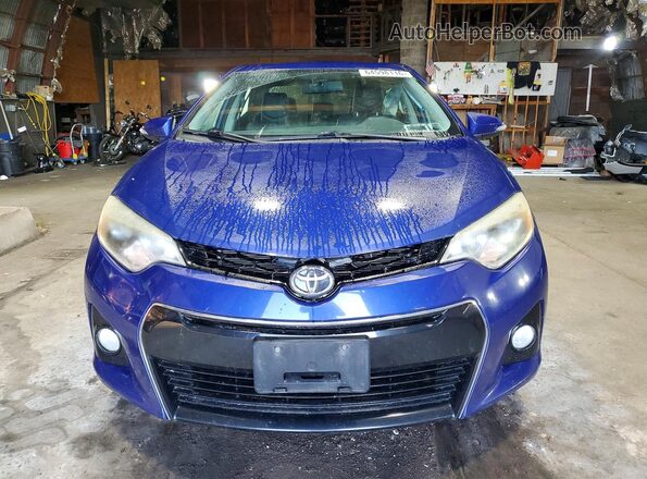 2T1BURHE6GC611104 2016 TOYOTA COROLLA Синий Вид спереди