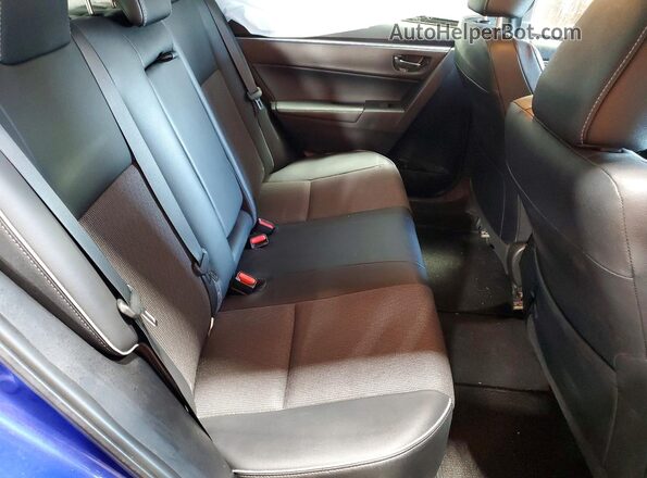 2T1BURHE6GC611104 2016 TOYOTA COROLLA Синий Вид задних сидений
