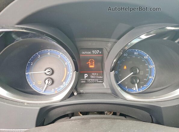 2T1BURHE6GC620210 2016 TOYOTA COROLLA Серый Вид щитка приборов