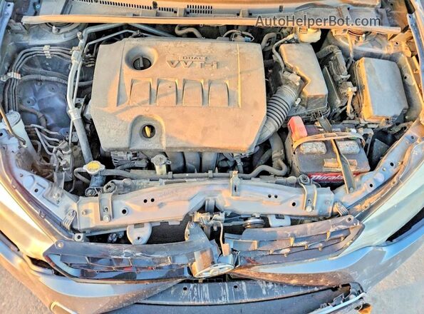 2T1BURHE6GC620210 2016 TOYOTA COROLLA Серый Вид задней части салона