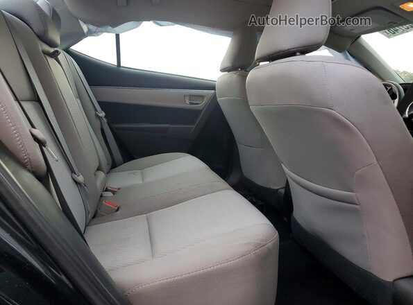 2T1BURHE6GC626315 2016 TOYOTA COROLLA Black Вид задніх сидінь