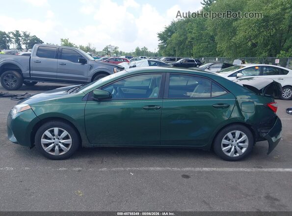 2T1BURHE6GC635225 2016 TOYOTA COROLLA Зеленый Панорамный вид салона 360°