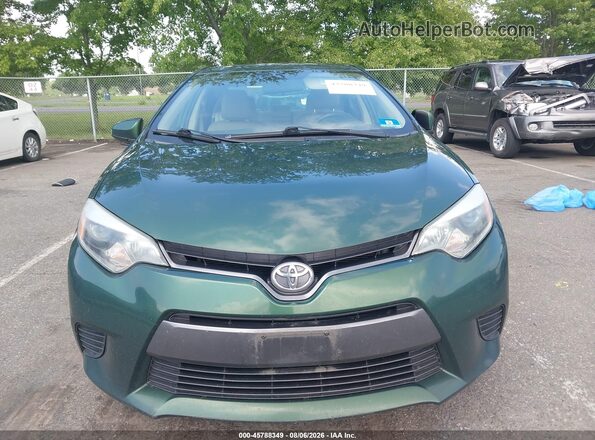 2T1BURHE6GC635225 2016 TOYOTA COROLLA Зеленый Вид щитка приборов