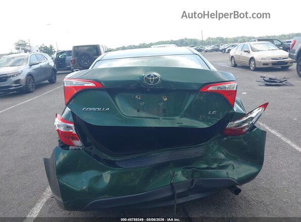2T1BURHE6GC635225 2016 TOYOTA COROLLA Зеленый 