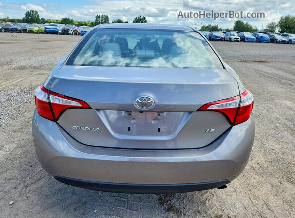2T1BURHE6GC655829 2016 TOYOTA COROLLA Silver Հետևի տեսք