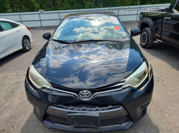 2T1BURHE6GC678351 2016 TOYOTA COROLLA Black Front view