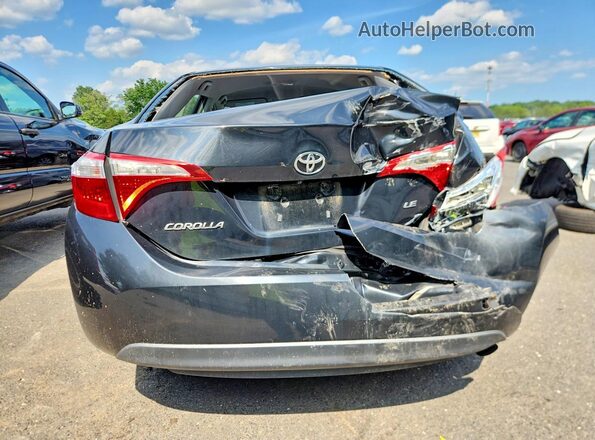 2T1BURHE6GC678351 2016 TOYOTA COROLLA Black Rear view