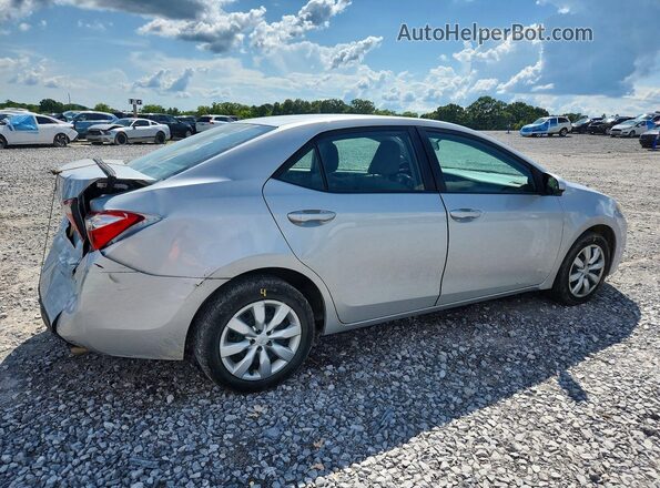 2T1BURHE6GC690239 2016 TOYOTA COROLLA Silver Tył prawy