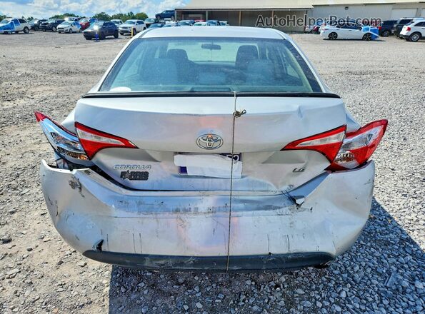 2T1BURHE6GC690239 2016 TOYOTA COROLLA Silver Widok z tyłu