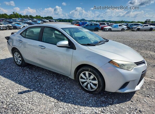 2T1BURHE6GC690239 2016 TOYOTA COROLLA Silver Przód prawy