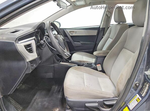 2T1BURHE6GC733817 2016 TOYOTA COROLLA Угольный Вид салона спереди