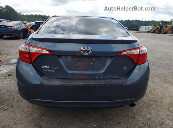2T1BURHE6GC733896 2016 TOYOTA COROLLA Blue Հետևի տեսք
