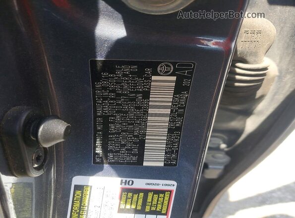2T1BURHE6GC733896 2016 TOYOTA COROLLA Blue Շարժիչի բաժամունքի տեսք