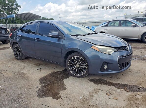 2T1BURHE6GC733896 2016 TOYOTA COROLLA Blue Առջևի աջ