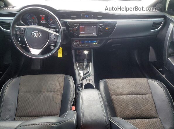2T1BURHE6GC733896 2016 TOYOTA COROLLA Blue Առջևի վահանակի տեսք