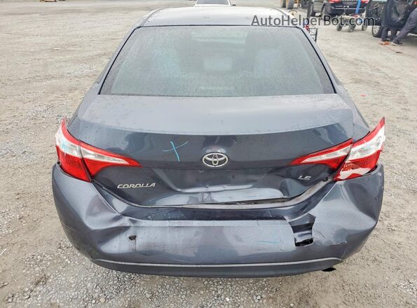 2T1BURHE6GC745479 2016 TOYOTA COROLLA Charcoal Vista trasera
