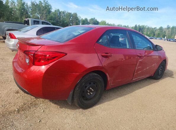 2T1BURHE6HC748464 2017 TOYOTA COROLLA Red Հետևի աջ