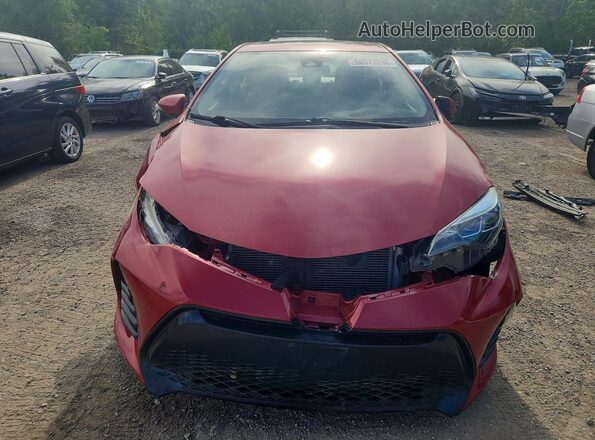 2T1BURHE6HC748464 2017 TOYOTA COROLLA Red Դիմացի տեսք