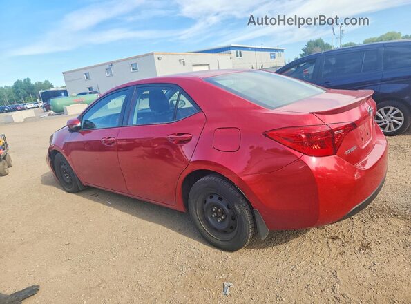 2T1BURHE6HC748464 2017 TOYOTA COROLLA Red Հետևի ձախ