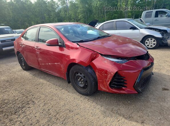 2T1BURHE6HC748464 2017 TOYOTA COROLLA Red Առջևի աջ