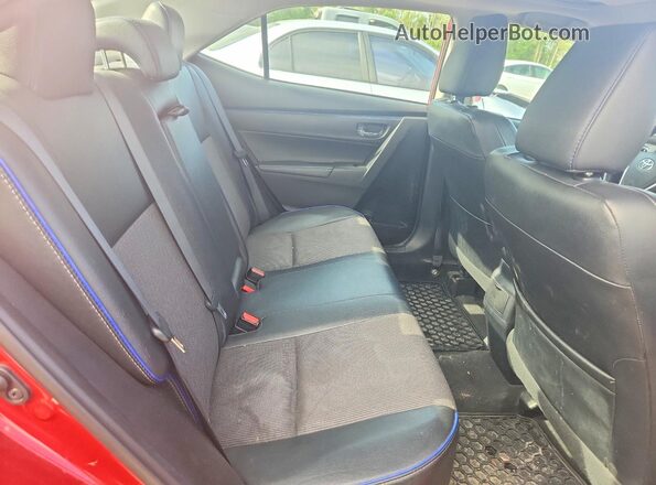 2T1BURHE6HC748464 2017 TOYOTA COROLLA Red Հետևի նստատեղերի տեսք