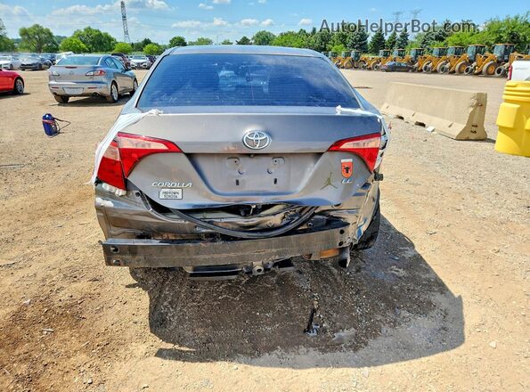 2T1BURHE6HC753261 2017 TOYOTA COROLLA Gray Հետևի տեսք