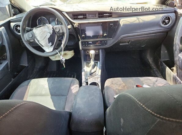 2T1BURHE6HC753261 2017 TOYOTA COROLLA Gray Առջևի վահանակի տեսք
