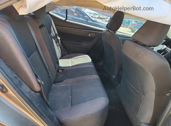 2T1BURHE6HC753261 2017 TOYOTA COROLLA Gray Հետևի նստատեղերի տեսք