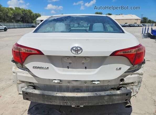 2T1BURHE6HC778306 2017 TOYOTA COROLLA White Rear view