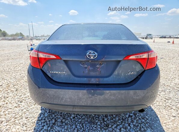 2T1BURHE6HC798555 2017 TOYOTA COROLLA Серый Вид сзади