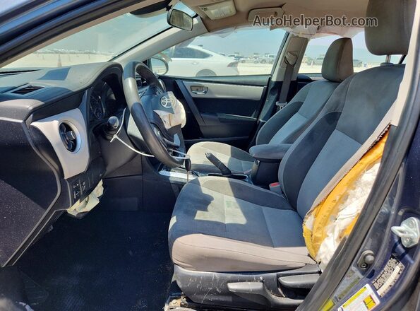 2T1BURHE6HC798555 2017 TOYOTA COROLLA Серый Вид салона спереди