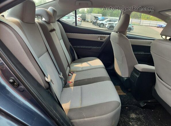 2T1BURHE6HC812471 2017 TOYOTA COROLLA Charcoal Rear seats view