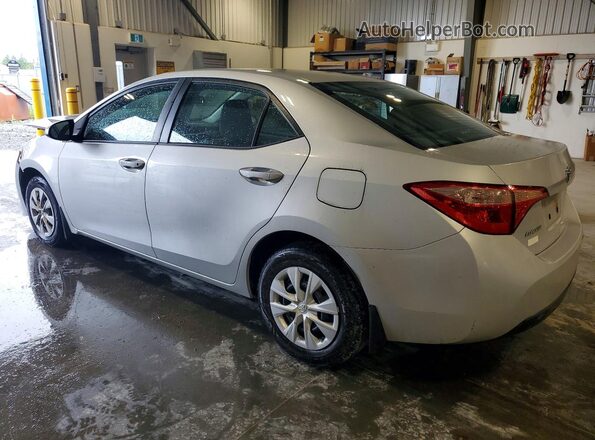 2T1BURHE6HC815743 2017 TOYOTA COROLLA Серебряный Задняя левая четверть