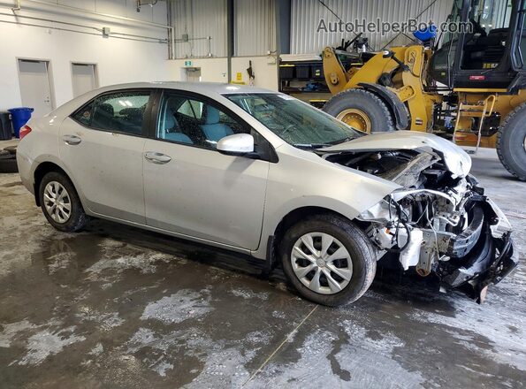 2T1BURHE6HC815743 2017 TOYOTA COROLLA Серебряный Передняя правая четверть