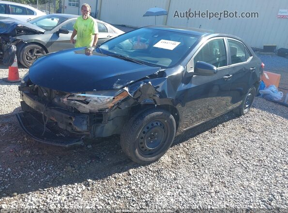 2T1BURHE6HC843008 2017 TOYOTA COROLLA Black წინა მარცხენა ხედი სამი მეოთხედიდან