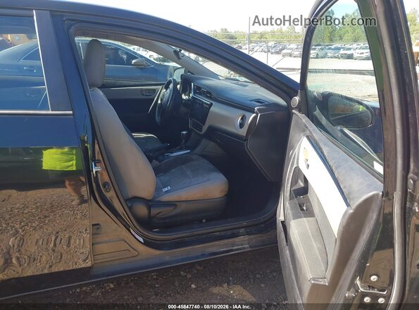 2T1BURHE6HC843008 2017 TOYOTA COROLLA Black წინა სალონის ხედი
