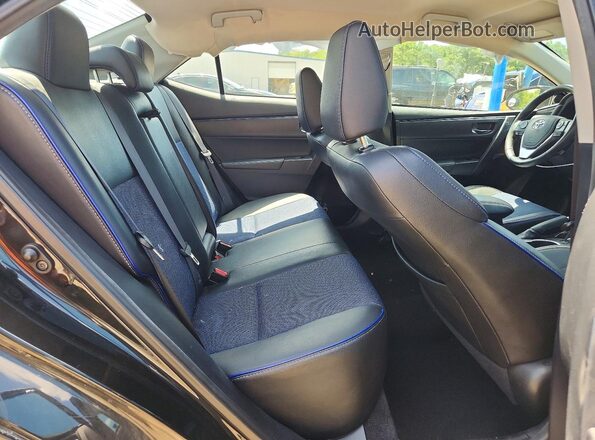 2T1BURHE6HC844417 2017 TOYOTA COROLLA Черный Вид задних сидений