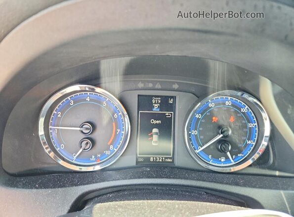 2T1BURHE6HC844417 2017 TOYOTA COROLLA Черный Вид щитка приборов