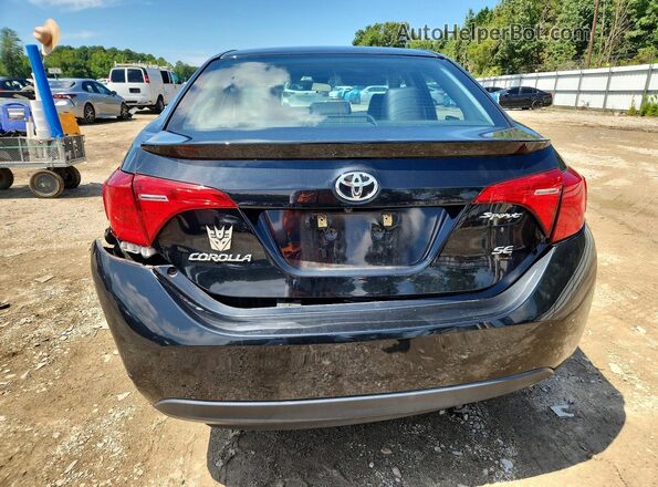 2T1BURHE6HC844417 2017 TOYOTA COROLLA Черный Вид сзади