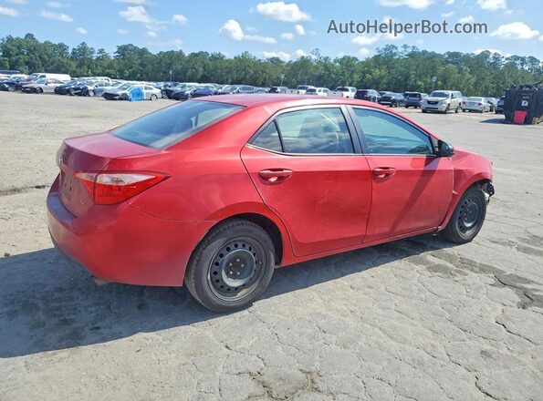 2T1BURHE6HC895786 2017 TOYOTA COROLLA Red Задня права чверть