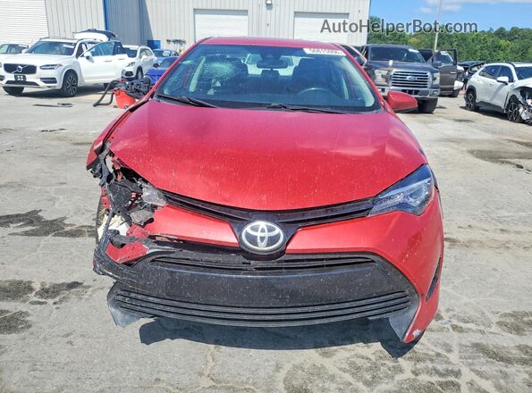 2T1BURHE6HC895786 2017 TOYOTA COROLLA Red Вид спереду