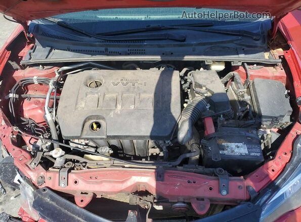 2T1BURHE6HC895786 2017 TOYOTA COROLLA Red Вид задньої частини салону