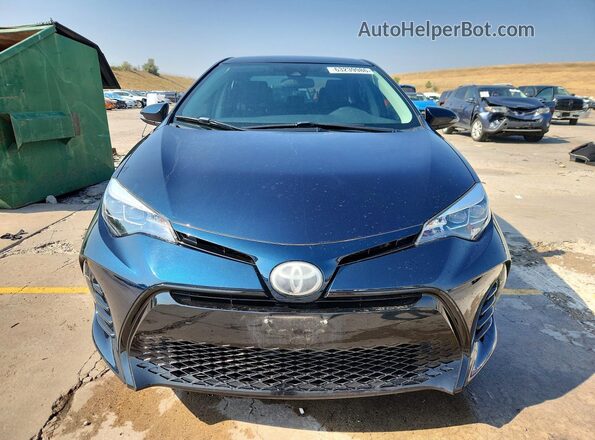 2T1BURHE6HC950298 2017 TOYOTA COROLLA Синий Вид спереди