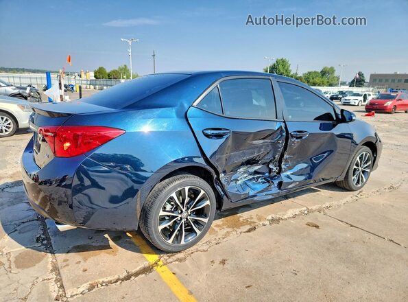 2T1BURHE6HC950298 2017 TOYOTA COROLLA Синий Задняя правая четверть