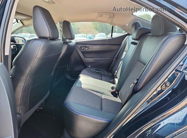 2T1BURHE6HC950298 2017 TOYOTA COROLLA Синий Вид задних сидений
