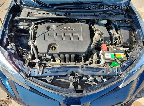 2T1BURHE6HC950298 2017 TOYOTA COROLLA Синий Вид задней части салона