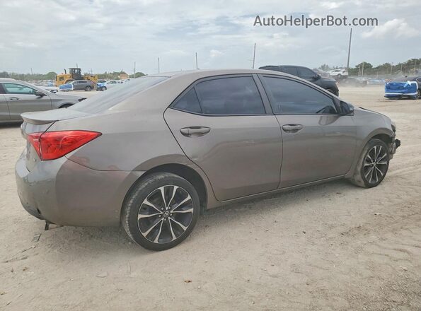 2T1BURHE6JC014977 2018 TOYOTA COROLLA Brown Rear right