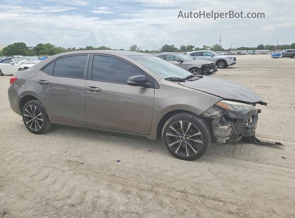 2T1BURHE6JC014977 2018 TOYOTA COROLLA Brown Front right
