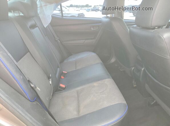 2T1BURHE6JC014977 2018 TOYOTA COROLLA Brown Rear seats view