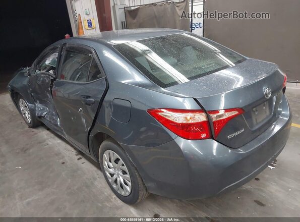 2T1BURHE6JC016776 2018 TOYOTA COROLLA Gray Trasero izquierdo